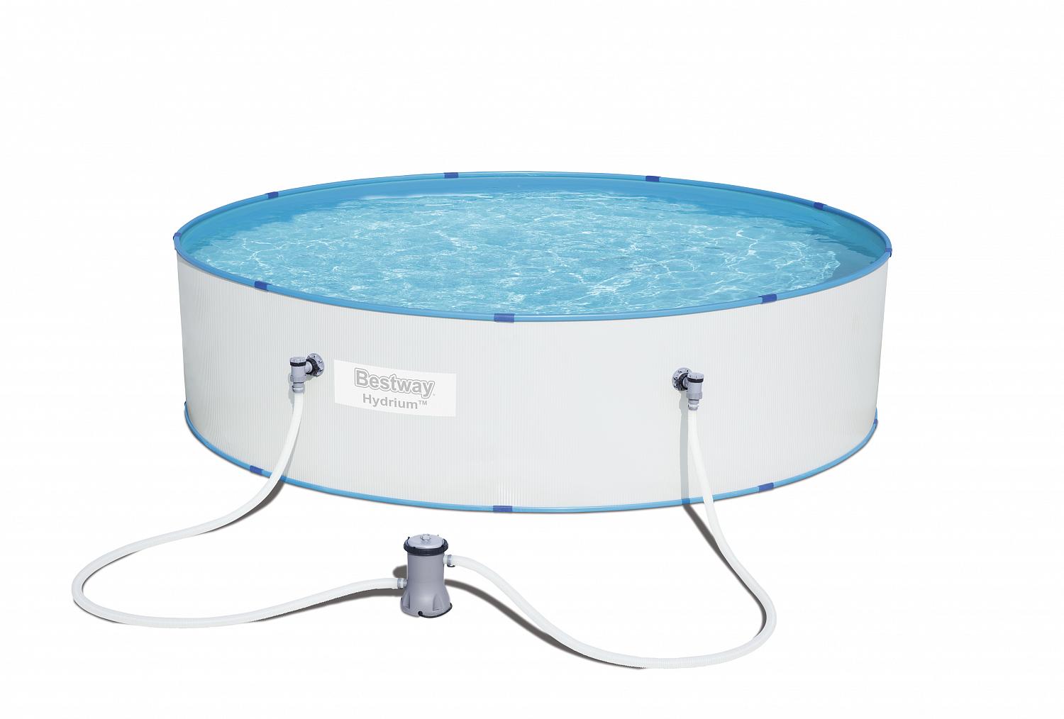 Стальной бассейн Bestway 56668 BW, Hydrium Pool Set 330х84см, 6757л, фильтр-насос